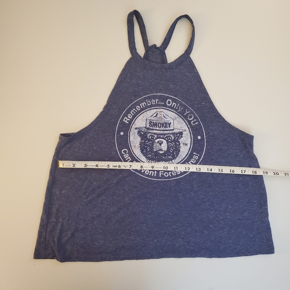 smokey the bear crop top